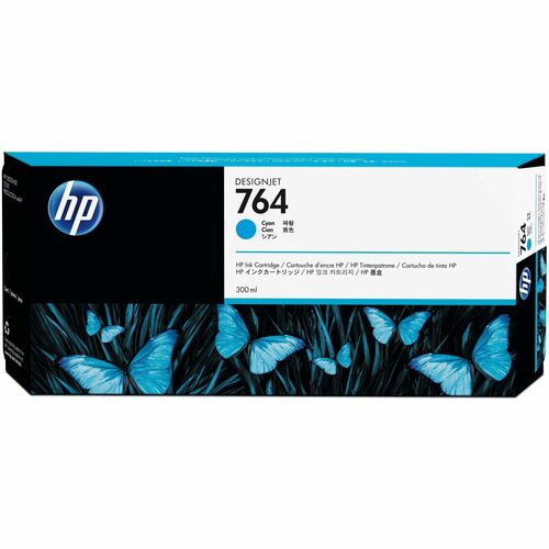 Cartucho de tinta original HP 764 - Paquete individual - Cian - 1 unidad