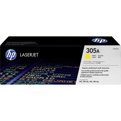 CARTUCHO DE TÓNER LASERJET DE CONTRATO AMARILLO 305A