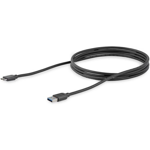 Câble USB 3.0 Slim SuperSpeed (5 Gbit/s) A vers Micro B de 2 m (6 pi) de StarTech.com - M/M -
