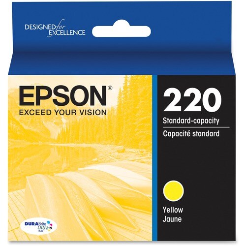 T220 DURABRITE ULTRA YELLOW STANDARD CAP INK CART W/SENSORMATIC