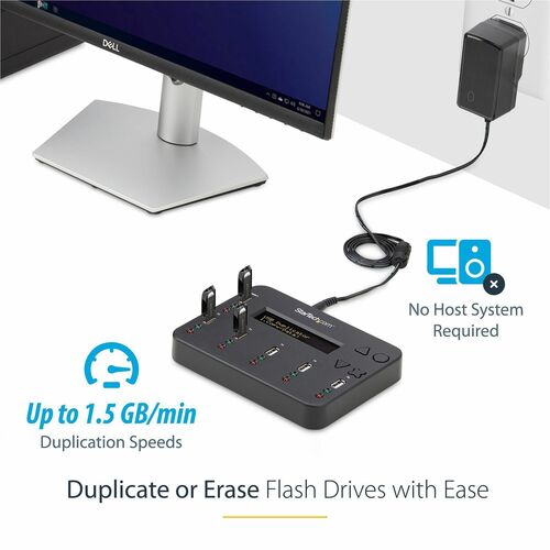 StarTech.com Standalone 1 to 5 USB Thumb Drive Duplicator/Eraser,