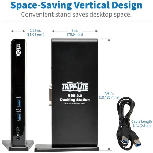 Station d'accueil Tripp Lite par Eaton U342-DHG-402