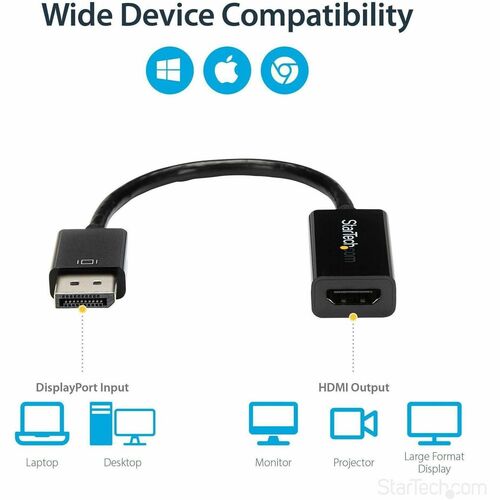 StarTech.com DisplayPort to HDMI Adapter