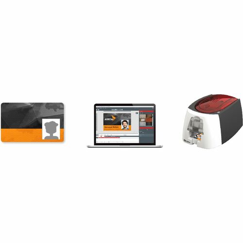 Imprimante de bureau simple face à sublimation thermique/transfert thermique Badgy Badgy200 - C