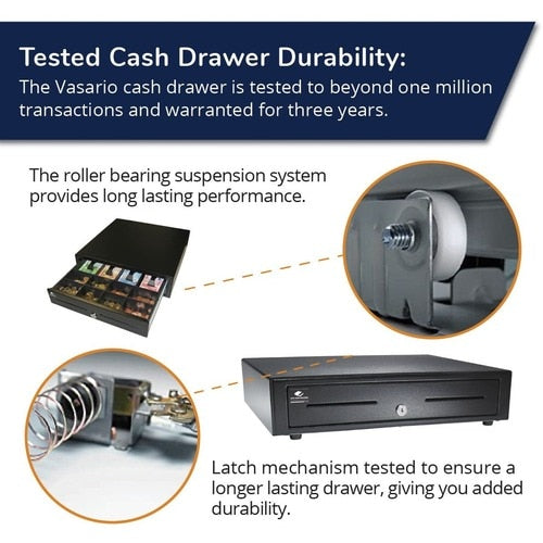 apg Standard- Duty Point of Sale Cash Drawer | Vasario Series VB320-BL1616-B5 -
