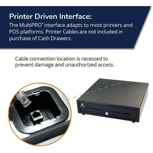 apg Standard- Duty Point of Sale Cash Drawer | Vasario Series VB320-BL1616-B5 -