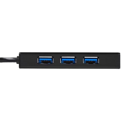 3PORT USB 3.0 HUB W/GIGABIT ETHERNET NIC ALUMINUM W/ CABLE