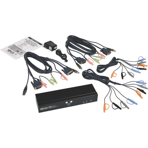 Convertisseur KVM DVI 2 points + AUD
