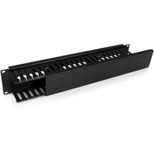 ORGANISATEUR DE CÂBLES HORIZONTAL POUR CONDUIT DE CÂBLES COUVERT 2U