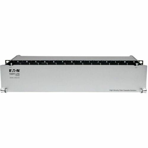 Panneau de boîtier fibre optique haute densité Tripp Lite pour montage en rack 14 cassettes 2URM - 2U Hi