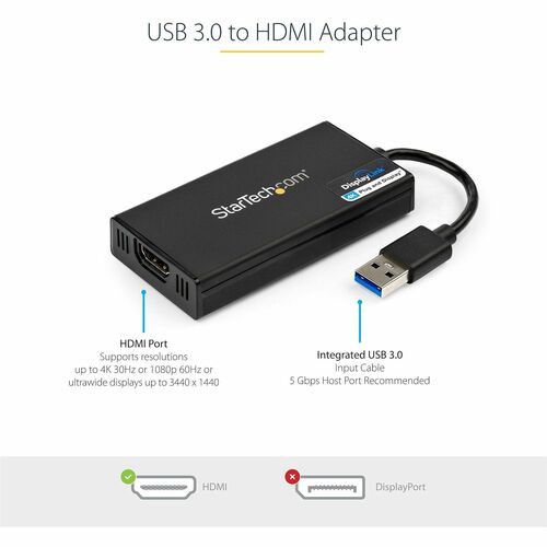 Adaptateur USB 3.0 vers HDMI StarTech.com