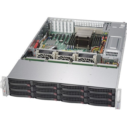 Sistema Barebone de servidor Supermicro SuperServer 5028R-E1CR12L - Montaje en rack 2U