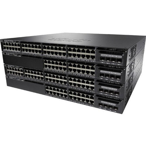 CISCOCATALYST3650 48PTFULLPOE 4X1GUPLINKIPSVS REMANUFACTURED