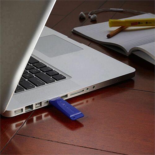 64GB USB FLASH DRIVE BLUE MULTI 4
