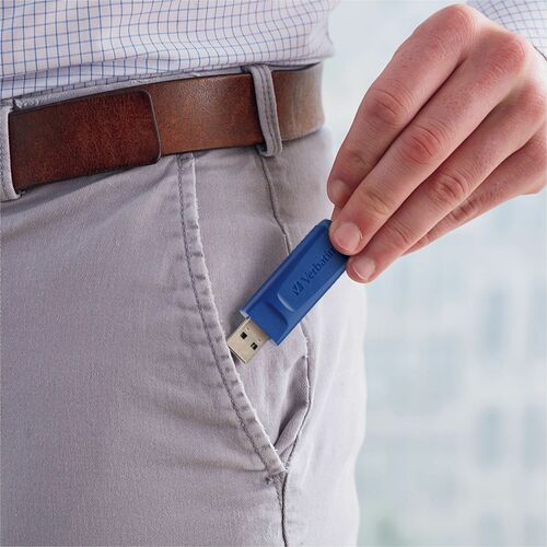 128GB USB FLASH DRIVE BLUE MULTI 4