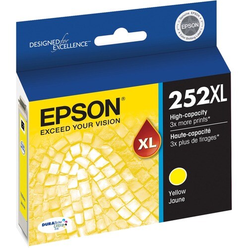 T252 DURABRITE ULTRA XL ENCRE JAUNE AVEC SENSORMATIC
