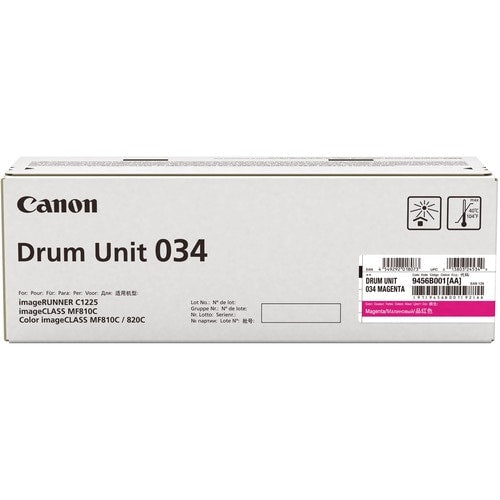 TONER 034 DRUM UNIT MAGENTA FOR IMAGECLASS MF810CDN NO RTRN