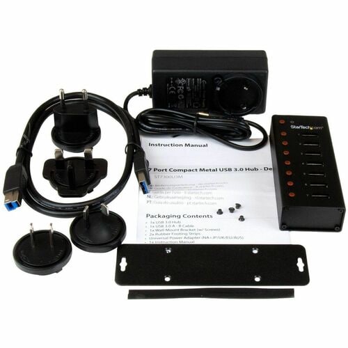 StarTech.com 7 Port USB 3.0 Hub - 5Gbps