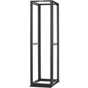 Bastidor de rack Panduit R4P - Altura de rack 45U - Negro - Acero - Máximo 2500 lb (1133980,93 g)