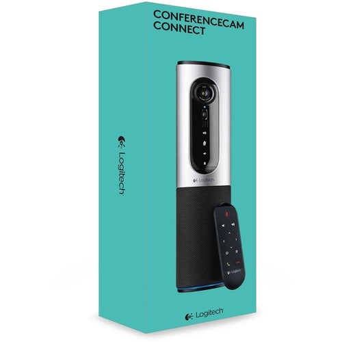 Logitech ConferenceCam Connect Video Conferencing Camera - Silver - USB - 1 Pack
