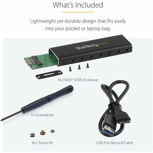 Carcasa externa SSD USB 3.0 a M.2 con UASP