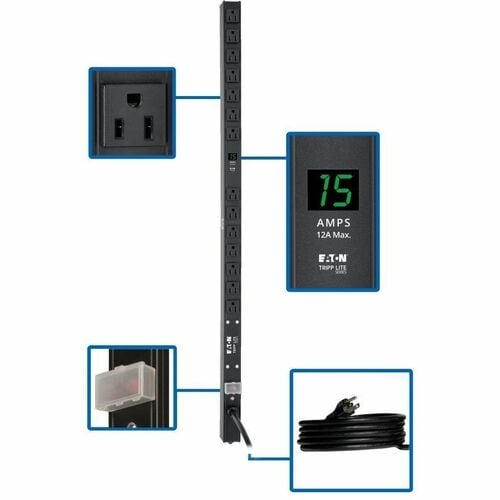 Unité de distribution d'alimentation Tripp Lite par Eaton PDUMV15-36 14 prises - NEMA 5-15P - 14 x NEMA