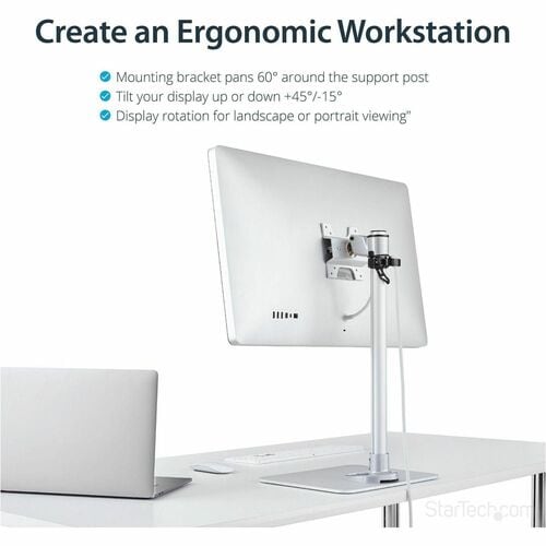 StarTech.com Single Monitor Stand, For up to 34" (