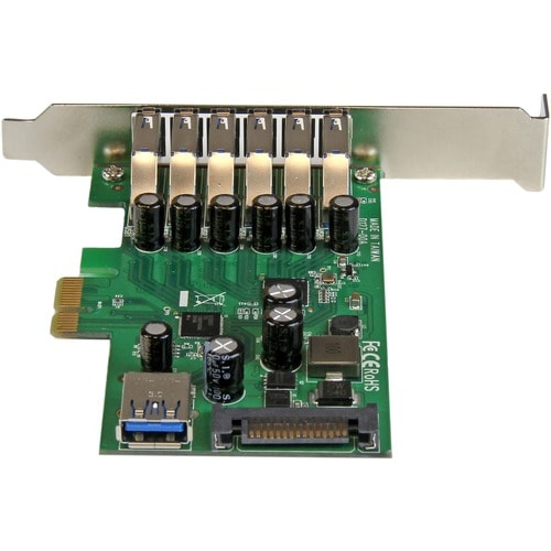 Tarjeta PCI Express USB 3.0 de 7 puertos StarTech.com - 5 Gbps - Estándar y de perfil bajo