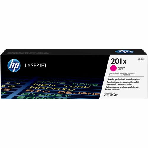 Cartouche de toner laser HP 201X (CF403X) d'origine à haut rendement -