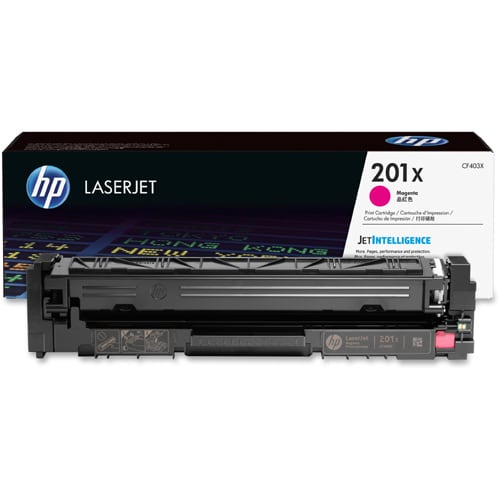 Cartucho de tóner láser original de alto rendimiento HP 201X (CF403X) -