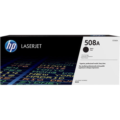 HP 508A (CF360A) Original Laser Toner Cartridge - Single Pac