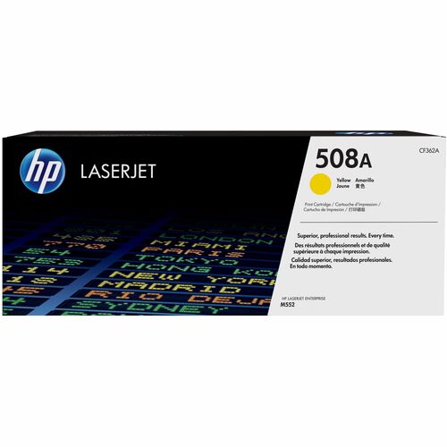 CARTUCHO DE TÓNER LASERJET AMARILLO 508A