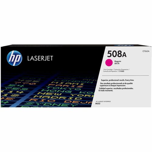 CARTUCHO DE TÓNER LASERJET MAGENTA 508A