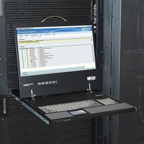 Console rackable Tripp Lite by Eaton 1U avec écran LCD 19", DVI ou VGA - 1 ordinateur