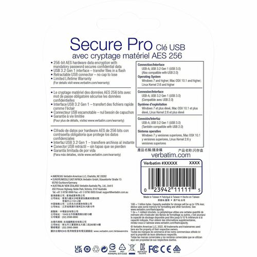 64GB STORE N GO SECURE PRO USB MULTI 4