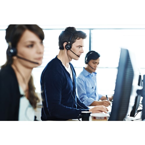 Jabra BIZ 2400 II QD Mono Headband, Ultra Noise Ca