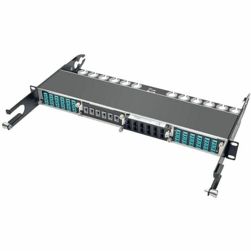 Casete de paso de 100 Gb/120 Gb de Tripp Lite, 12 MTP/MPO de 24 fibras, 24 MTP, 24 puertos
