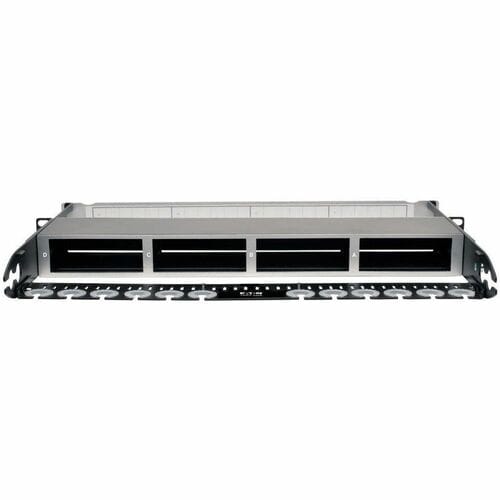 Panneau de boîtier en fibre de cuivre haute densité Tripp Lite, capacité de 4 cassettes 1U - 4
