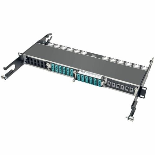 Casete de paso de alta densidad de 10 GbE de Tripp Lite, conexión dúplex de 12 LC - 24