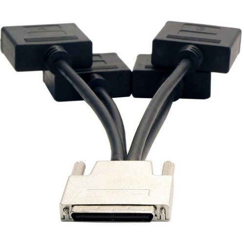 VisionTek VHDCI to 4x DVI-D Cable (M/F) - DVI/VHDCI Video Cable for Video Device - First E