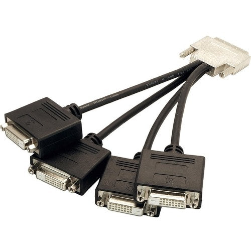 VisionTek VHDCI to 4x DVI-D Cable (M/F) - DVI/VHDCI Video Cable for Video Device - First E