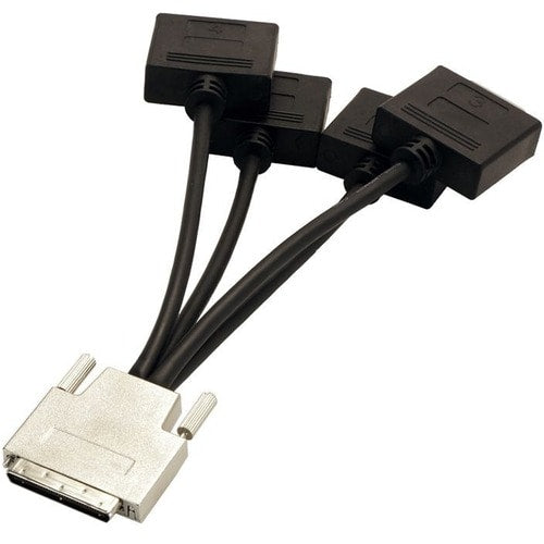 VisionTek VHDCI to 4x DVI-D Cable (M/F) - DVI/VHDCI Video Cable for Video Device - First E