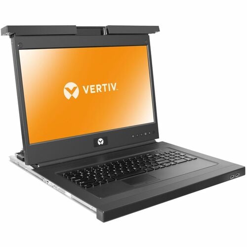 Accès au rack local Vertiv Avocent | Écran LCD 18,5 pouces | Clavier USB | 2 ports USB PASS-USA T