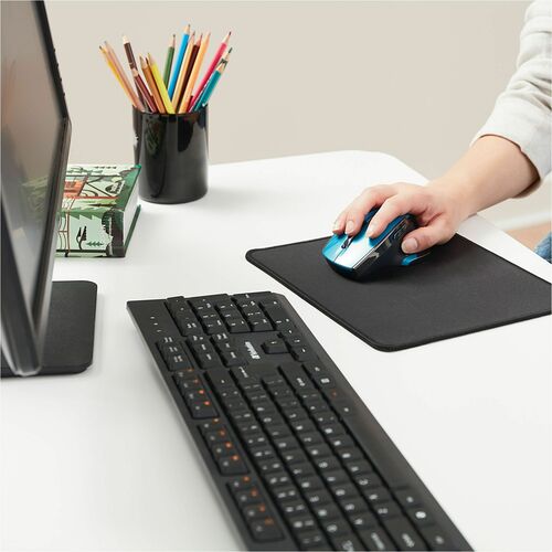 Verbatim Wireless Desktop 8-Button Deluxe Mouse - Blue LED/Optical