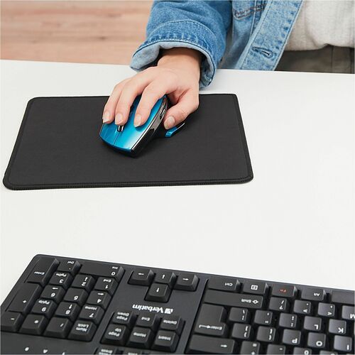 Verbatim Wireless Desktop 8-Button Deluxe Mouse - Blue LED/Optical