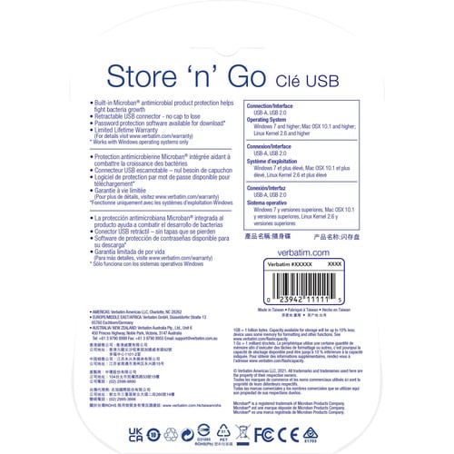 2PK 32GB STORE N GO USB FLASH MULTI 4