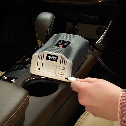 Tripp Lite by Eaton 200W PowerVerter Ultra-Compact Car Inverter with O