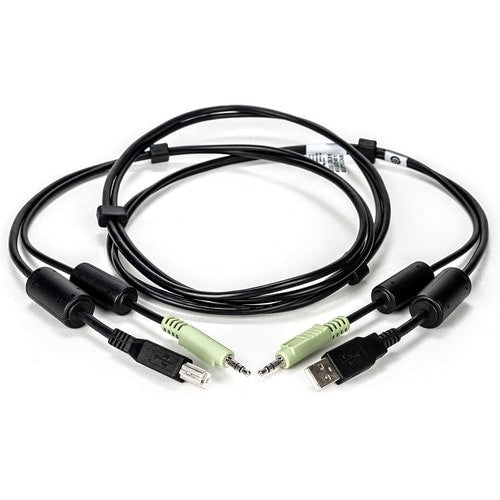 6FT CABLE ASSY 1-USB/1-AUDIO