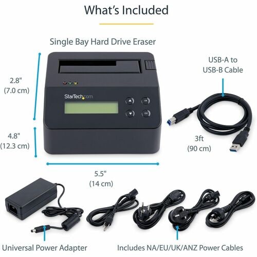 QUICK SECURE DRIVE ERASER AND USB 3.0 DOCKING STATION
