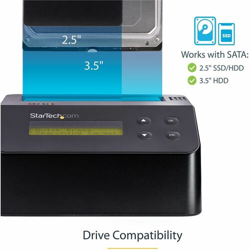 QUICK SECURE DRIVE ERASER AND USB 3.0 DOCKING STATION